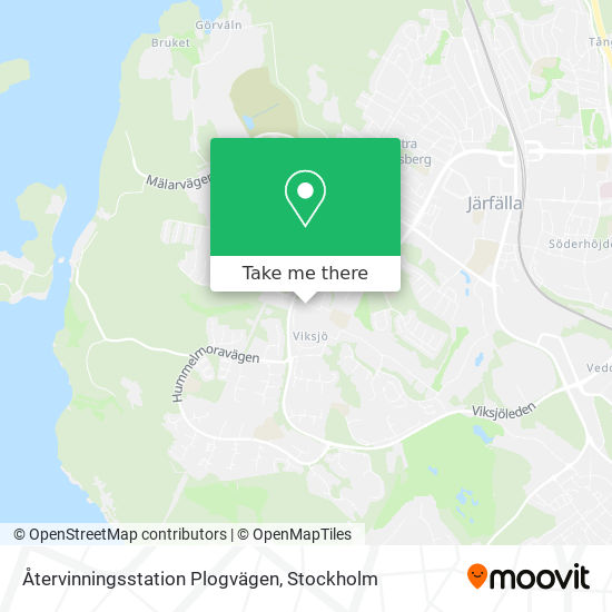 Återvinningsstation Plogvägen map