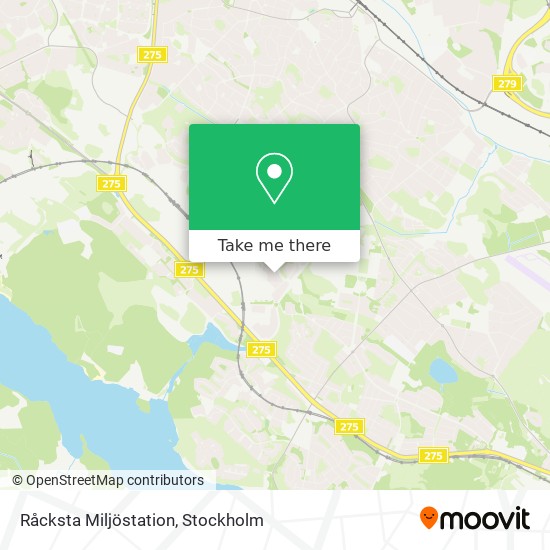 Råcksta Miljöstation map