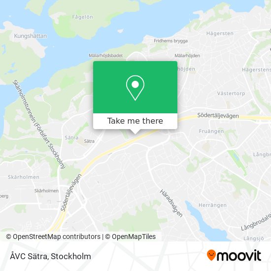 ÅVC Sätra map