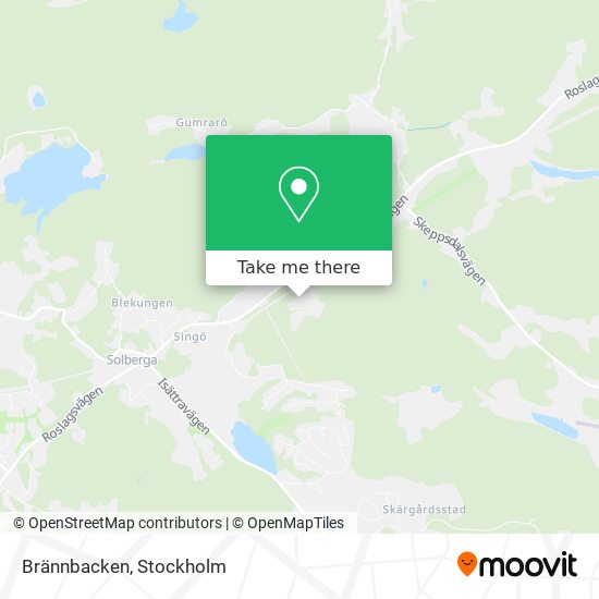 Brännbacken map