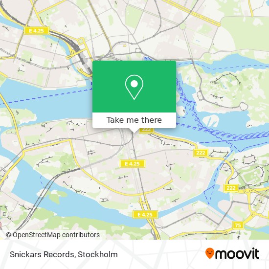 Snickars Records map