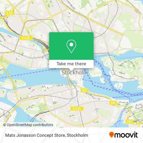 Mats Jonasson Concept Store map