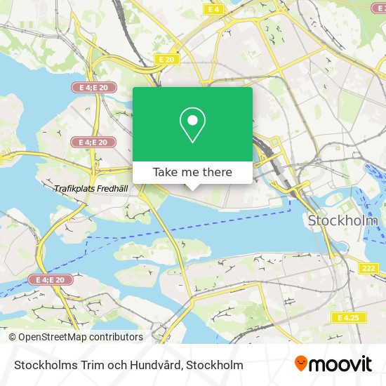 Stockholms Trim och Hundvård map