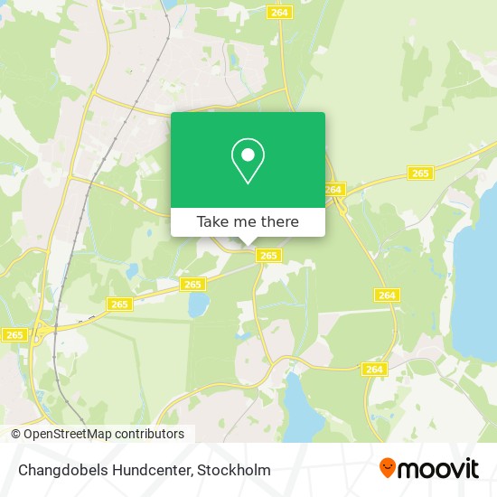 Changdobels Hundcenter map