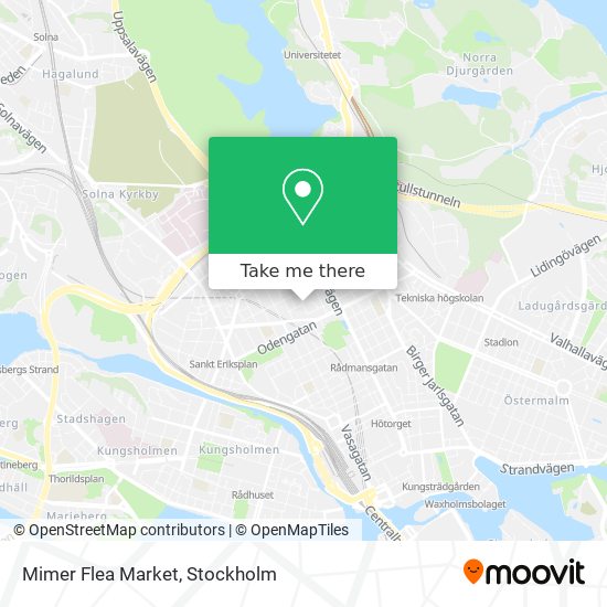 Mimer Flea Market map