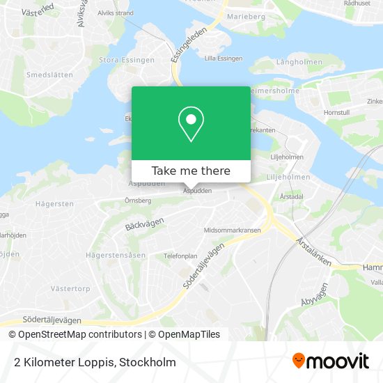 2 Kilometer Loppis map