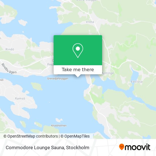 Commodore Lounge Sauna map