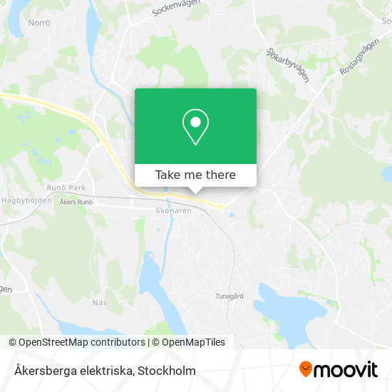 Åkersberga elektriska map