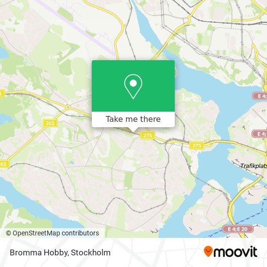 Bromma Hobby map