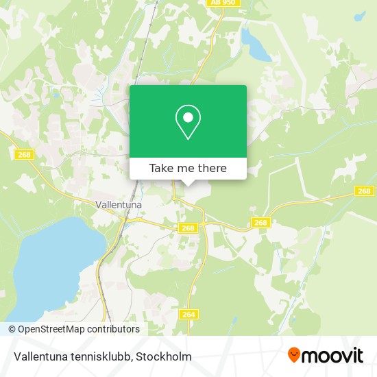 Vallentuna tennisklubb map