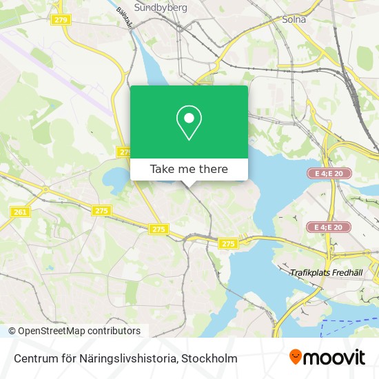 Centrum för Näringslivshistoria map