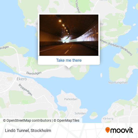 Lindö Tunnel map