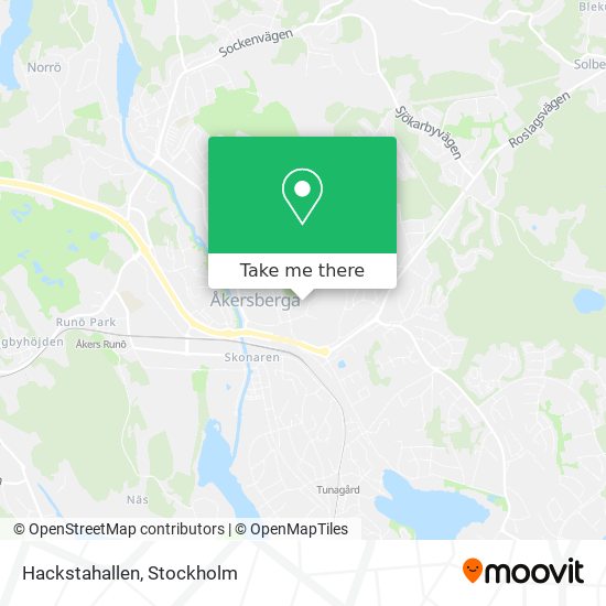 Hackstahallen map