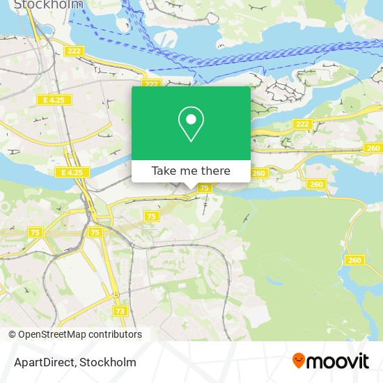 ApartDirect map