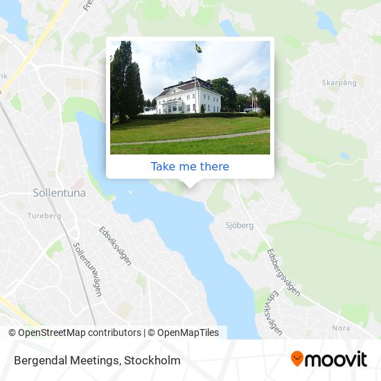 Bergendal Meetings map