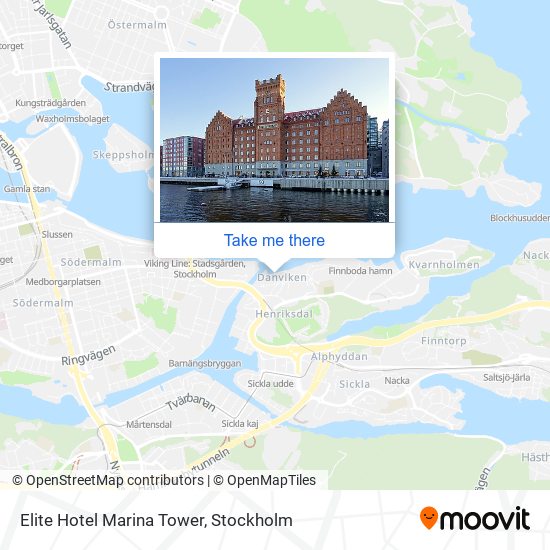 Elite Hotel Marina Tower map