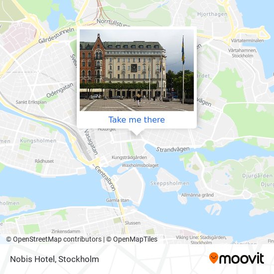 Nobis Hotel map