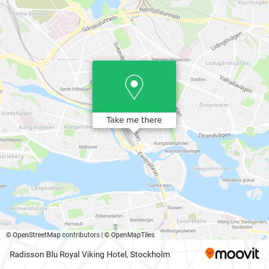 Radisson Blu Royal Viking Hotel map