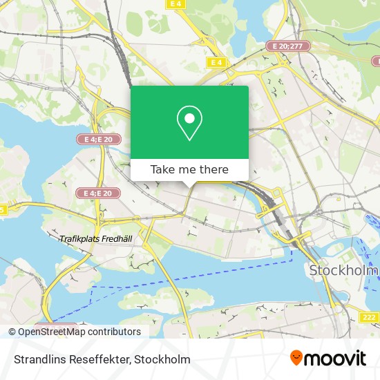 Strandlins Reseffekter map