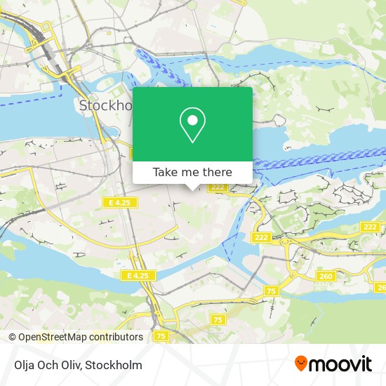 Olja Och Oliv map