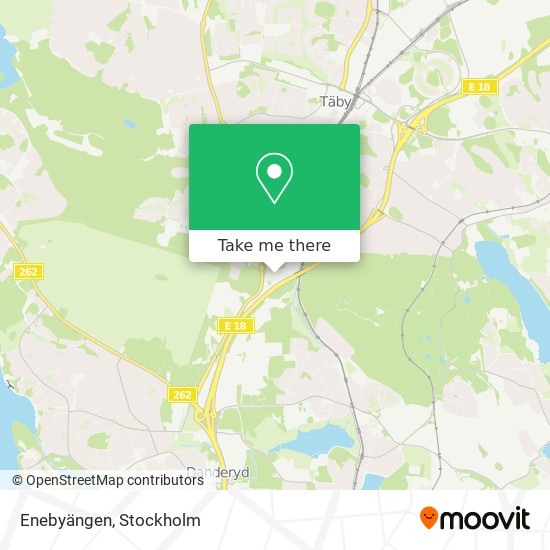 Enebyängen map