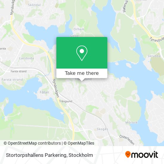 Stortorpshallens Parkering map
