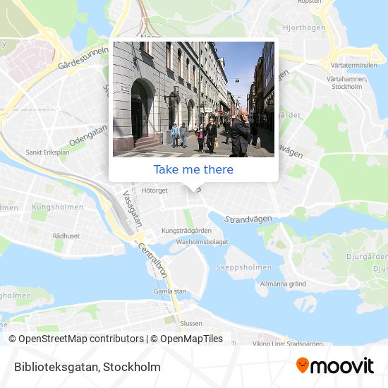 Biblioteksgatan map