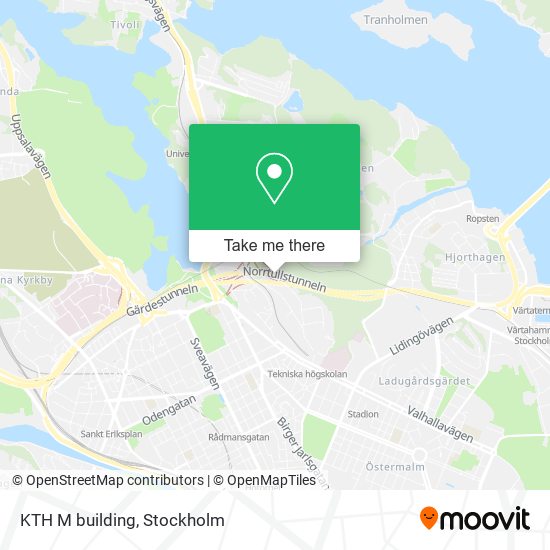 KTH M building map