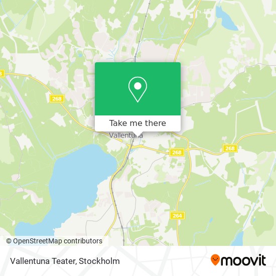 Vallentuna Teater map