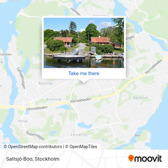 Saltsjö-Boo map