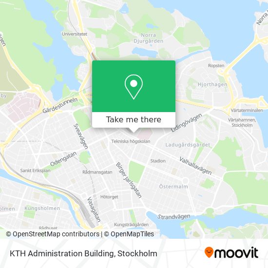 KTH Administration Building map
