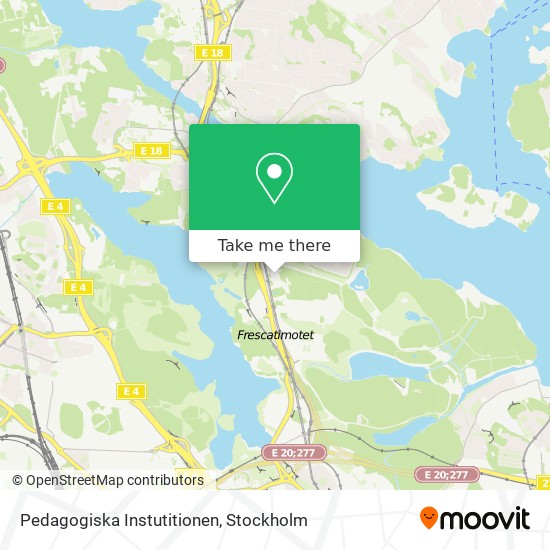 Pedagogiska Instutitionen map