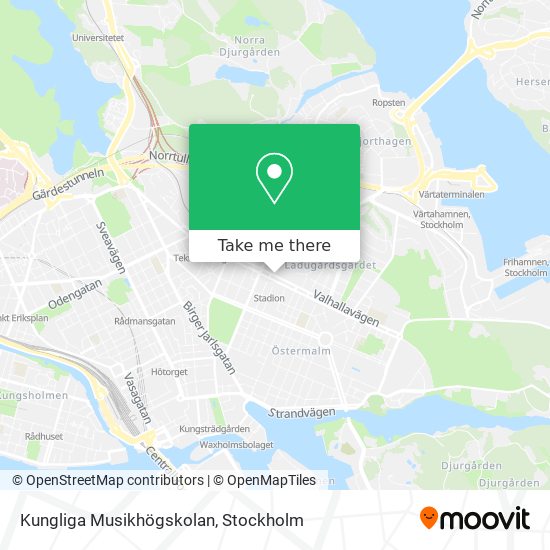 Kungliga Musikhögskolan map