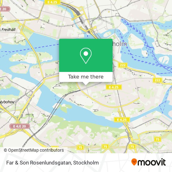 Far & Son Rosenlundsgatan map