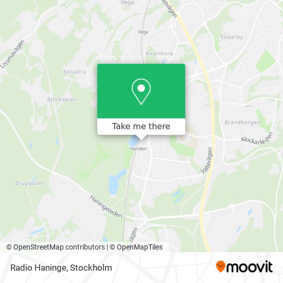Radio Haninge map