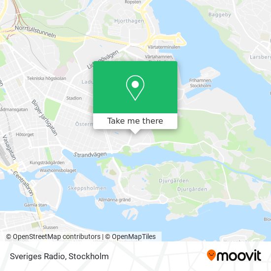 Sveriges Radio map