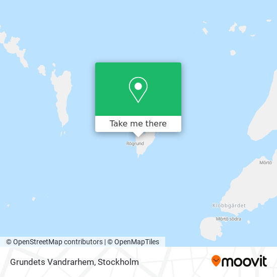 Grundets Vandrarhem map