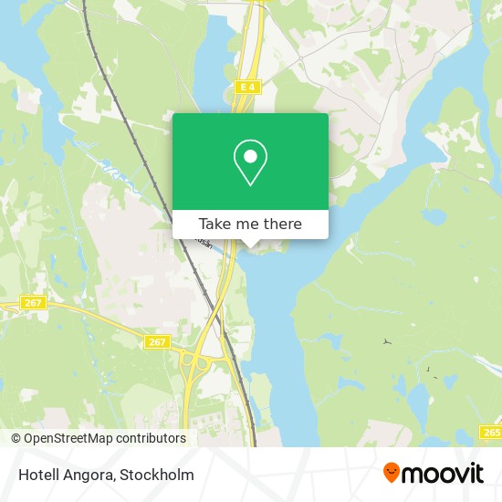 Hotell Angora map