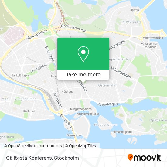 Gällöfsta Konferens map