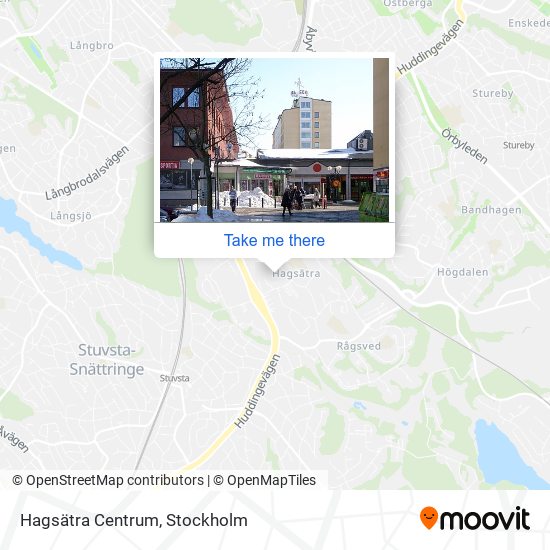 Hagsätra Centrum map