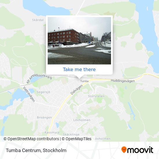 Tumba Centrum map