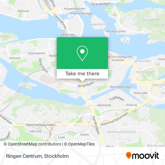 Ringen Centrum map
