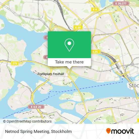 Netnod Spring Meeting map