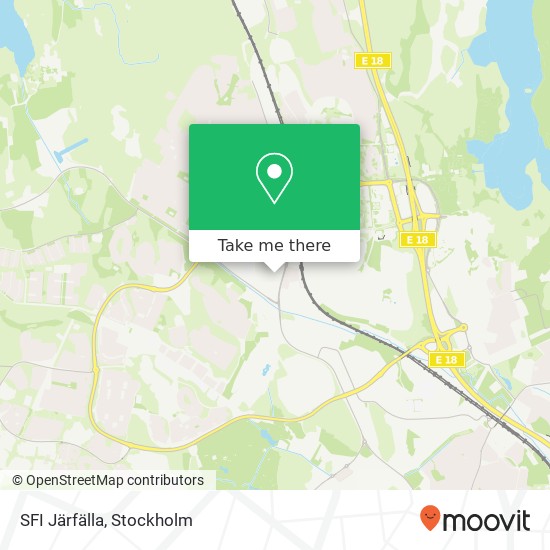 SFI Järfälla map