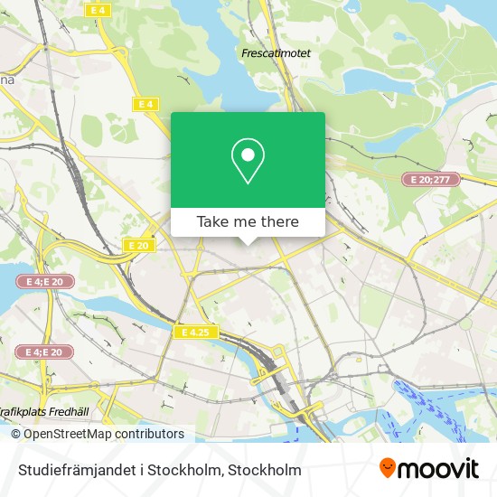 Studiefrämjandet i Stockholm map