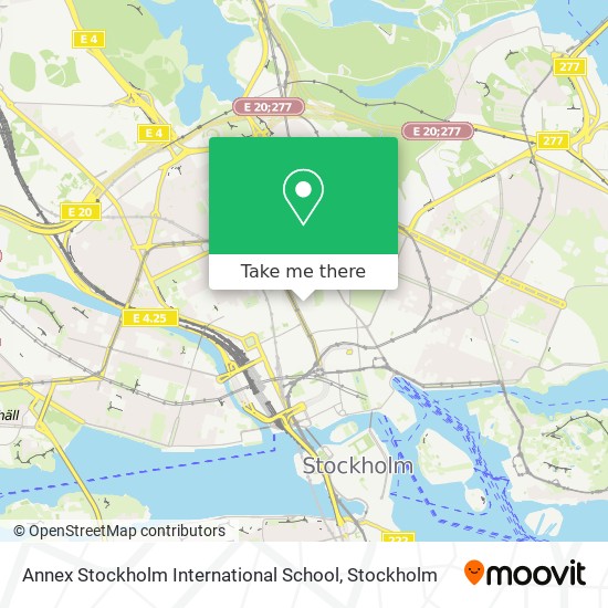 Annex Stockholm International School map