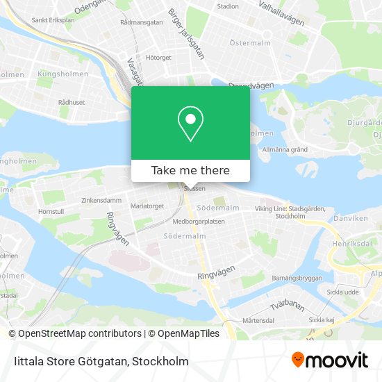 Iittala Store Götgatan map