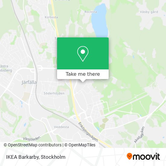 IKEA Barkarby map