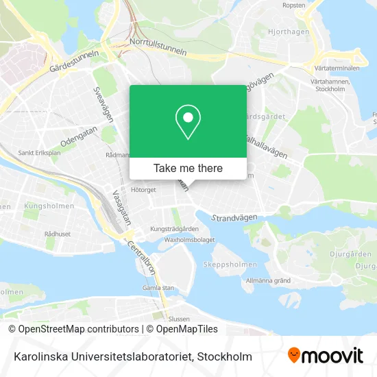 Karolinska Universitetslaboratoriet map