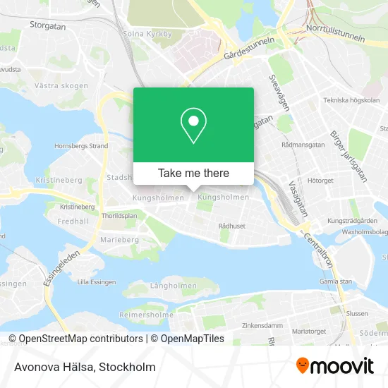 Avonova Hälsa map